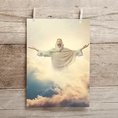 God Canvas 74 - Jesus Canvas - Christian Gift - Jesus Canvas Painting - Jesus Canvas Art - Bible Verse Canvas Wall Art - Scripture Canvas - Ciaocustom