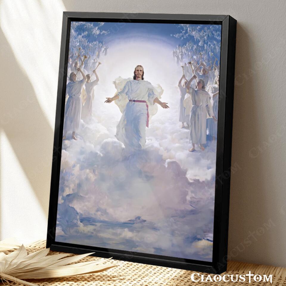 Jesus Canvas Art 3 - Jesus Poster - Jesus Canvas - Christian Gift - Jesus Canvas Painting - Ciaocustom