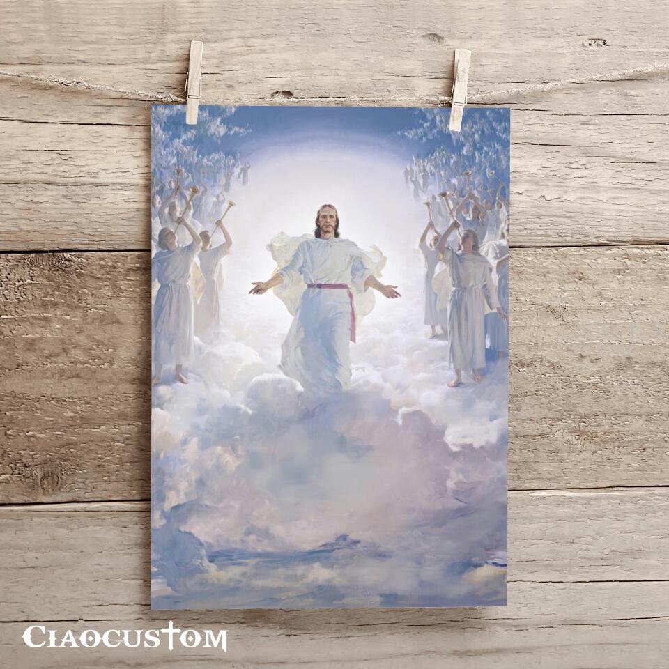 Jesus Canvas Art 3 - Jesus Poster - Jesus Canvas - Christian Gift - Jesus Canvas Painting - Ciaocustom