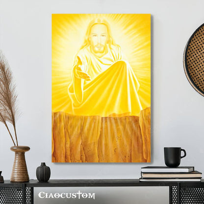 Jesus Canvas Art 5 - Jesus Poster - Jesus Canvas - Christian Gift - Jesus Canvas Painting - Ciaocustom