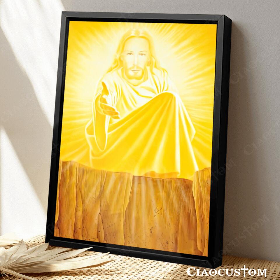 Jesus Canvas Art 5 - Jesus Poster - Jesus Canvas - Christian Gift - Jesus Canvas Painting - Ciaocustom