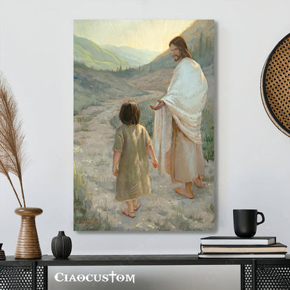 Trust In The Lord - Jesus Poster - Jesus Canvas - Christian Gift - Jesus Canvas Painting - Ciaocustom