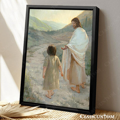 Trust In The Lord - Jesus Poster - Jesus Canvas - Christian Gift - Jesus Canvas Painting - Ciaocustom