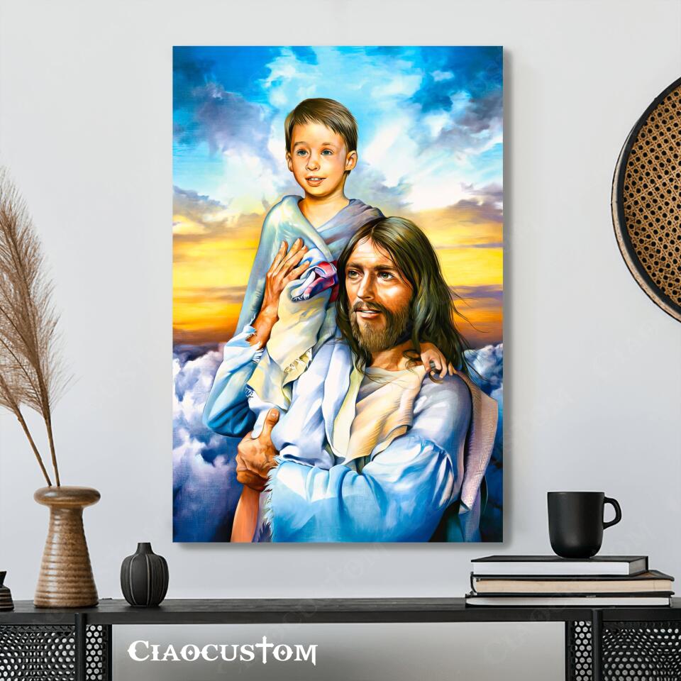 Jesus Canvas Art 11 - Jesus Poster - Jesus Canvas - Christian Gift - Jesus Canvas Painting - Ciaocustom