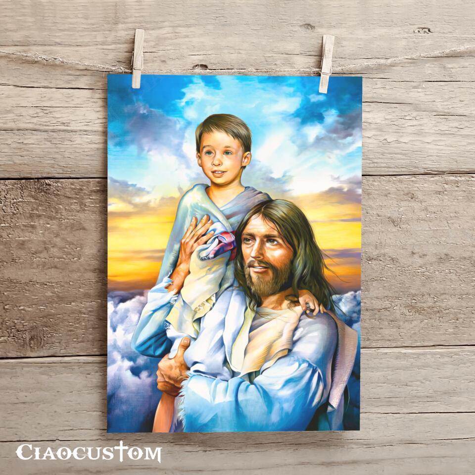 Jesus Canvas Art 11 - Jesus Poster - Jesus Canvas - Christian Gift - Jesus Canvas Painting - Ciaocustom