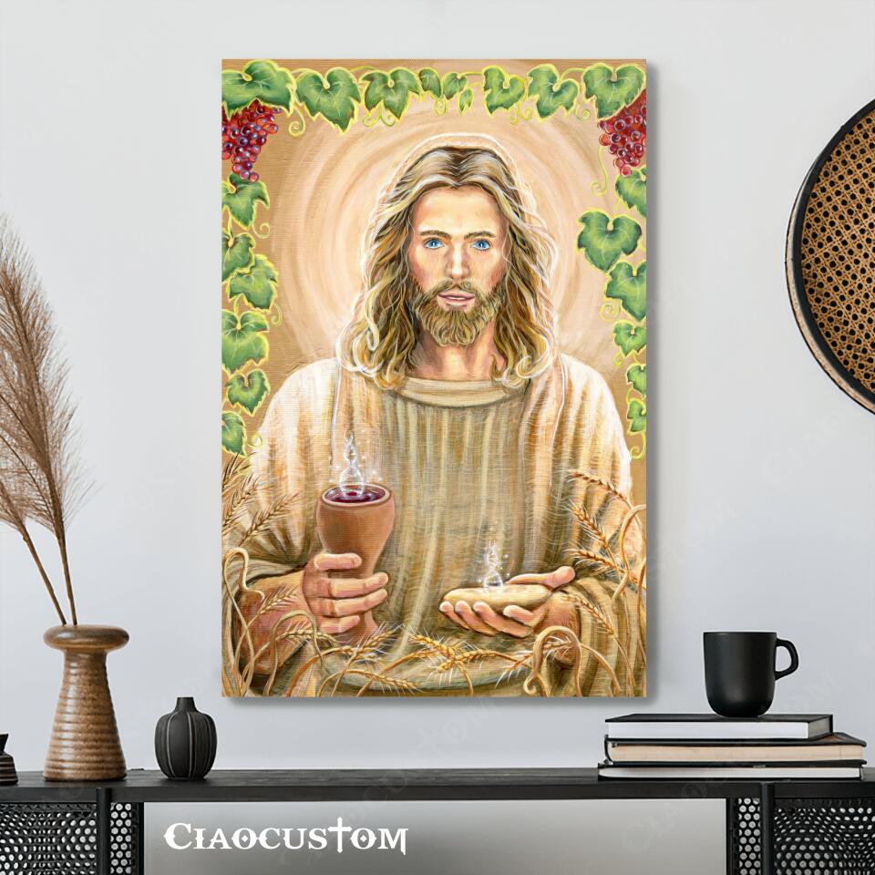 Jesus Canvas Art 12 - Jesus Poster - Jesus Canvas - Christian Gift - Jesus Canvas Painting - Ciaocustom