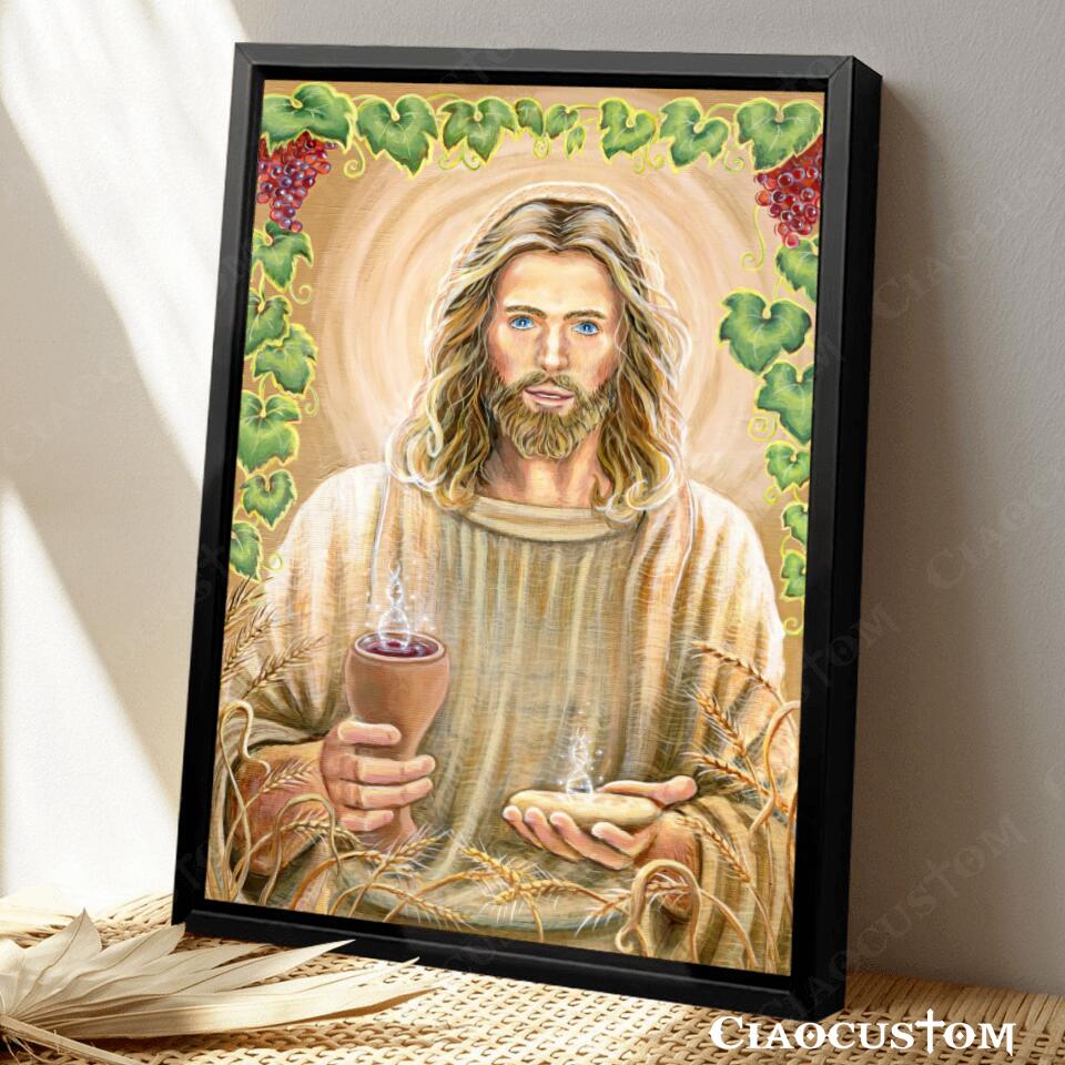 Jesus Canvas Art 12 - Jesus Poster - Jesus Canvas - Christian Gift - Jesus Canvas Painting - Ciaocustom