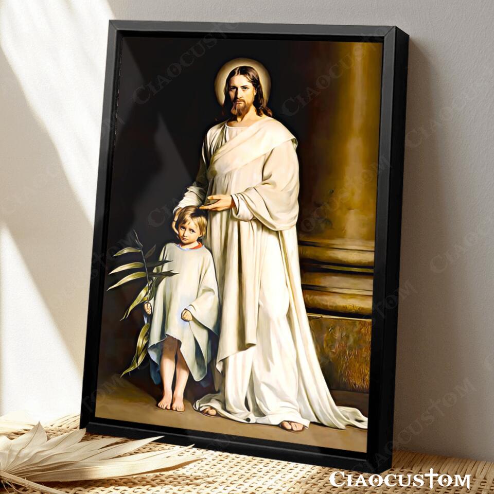 Jesus Canvas Painting 2- Jesus Canvas Art - Jesus Poster - Jesus Canvas - Christian Gift - Ciaocustom