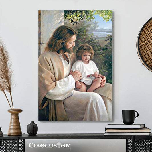 Jesus Canvas Painting 4 - Jesus Canvas Art - Jesus Poster - Jesus Canvas - Christian Gift - Ciaocustom