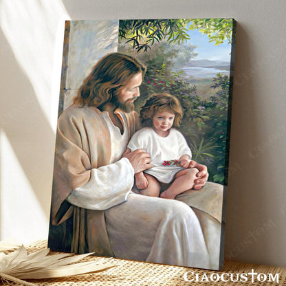 Jesus Canvas Painting 4 - Jesus Canvas Art - Jesus Poster - Jesus Canvas - Christian Gift - Ciaocustom