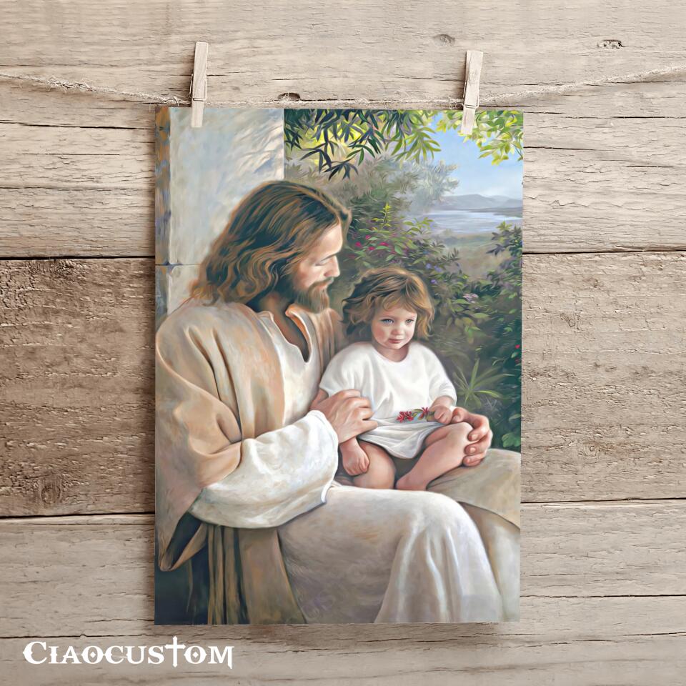 Jesus Canvas Painting 4 - Jesus Canvas Art - Jesus Poster - Jesus Canvas - Christian Gift - Ciaocustom