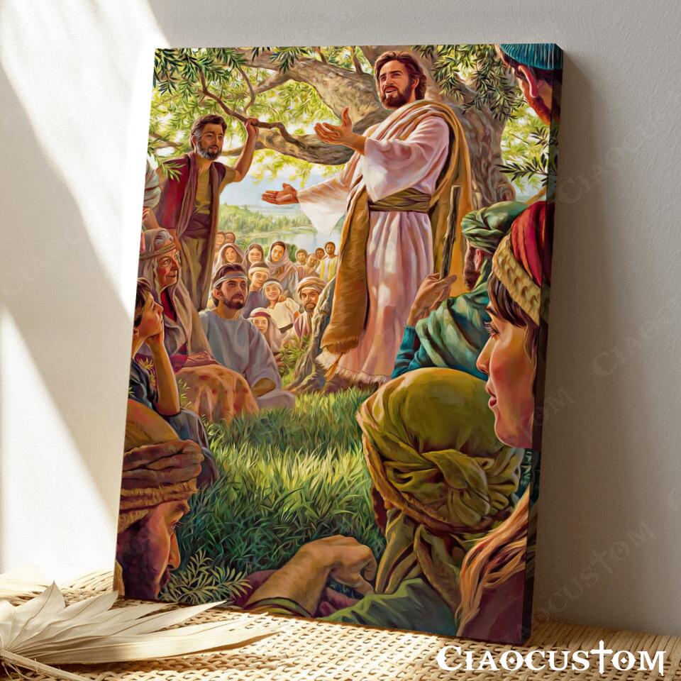 Jesus Canvas Painting 5- Jesus Canvas Art - Jesus Poster - Jesus Canvas - Christian Gift - Ciaocustom