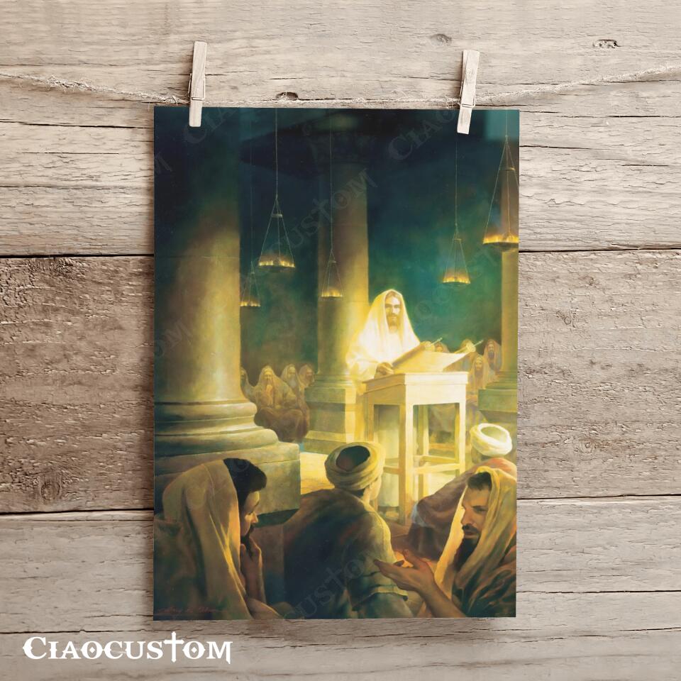 Jesus Canvas Painting 7 - Jesus Canvas Art - Jesus Poster - Jesus Canvas - Christian Gift - Ciaocustom