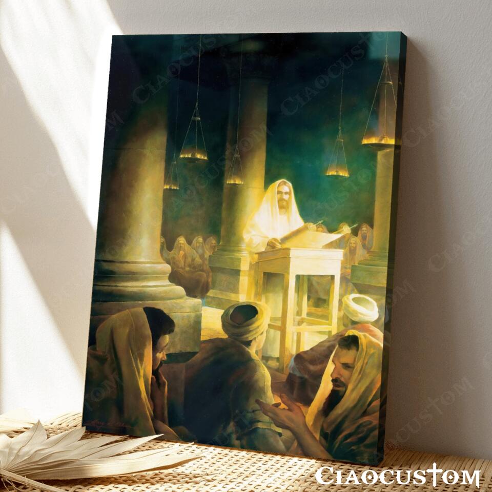 Jesus Canvas Painting 7 - Jesus Canvas Art - Jesus Poster - Jesus Canvas - Christian Gift - Ciaocustom