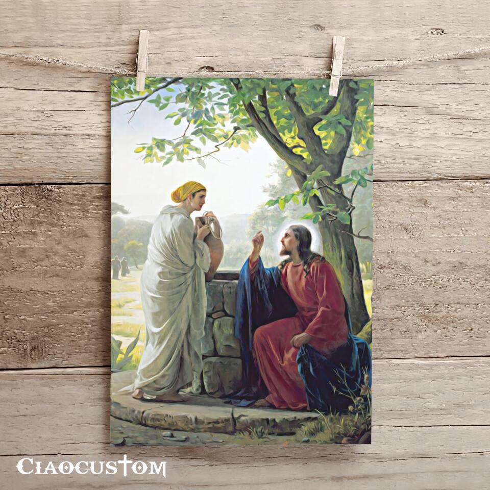 Jesus Canvas Painting 9 - Jesus Canvas Art - Jesus Poster - Jesus Canvas - Christian Gift - Ciaocustom