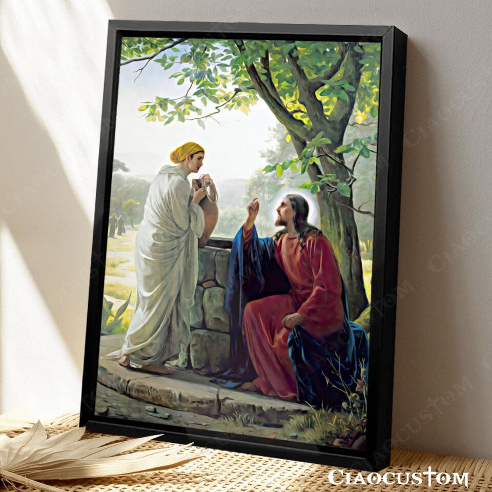 Jesus Canvas Painting 9 - Jesus Canvas Art - Jesus Poster - Jesus Canvas - Christian Gift - Ciaocustom