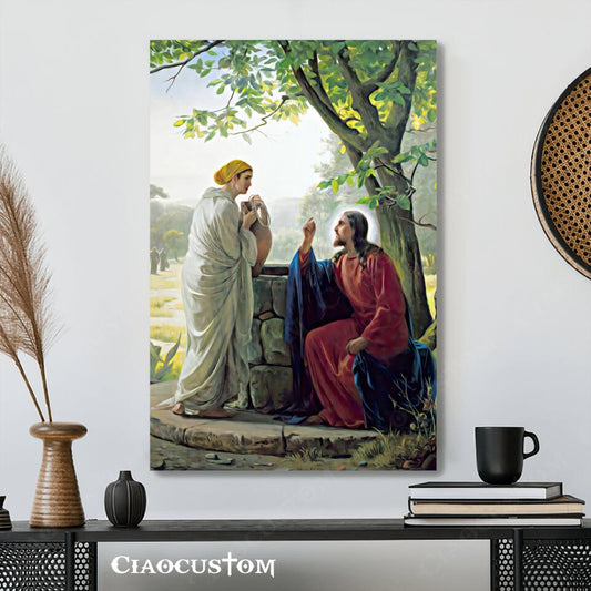 Jesus Canvas Painting 9 - Jesus Canvas Art - Jesus Poster - Jesus Canvas - Christian Gift - Ciaocustom