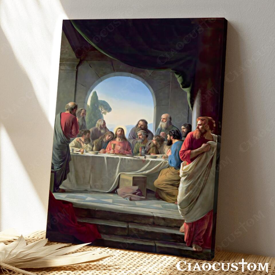 Jesus Canvas Painting 12 - Jesus Canvas Art - Jesus Poster - Jesus Canvas - Christian Gift - Ciaocustom