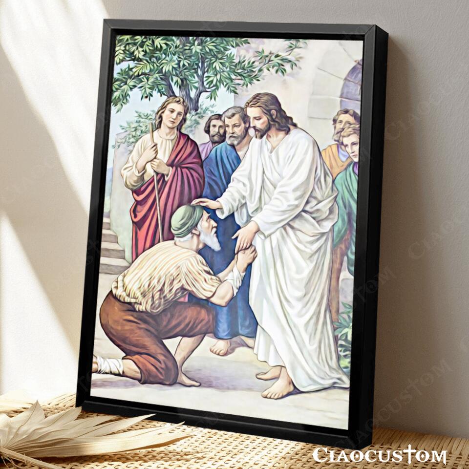 Jesus Canvas Painting 16 - Jesus Canvas Art - Jesus Poster - Jesus Canvas - Christian Gift - Ciaocustom