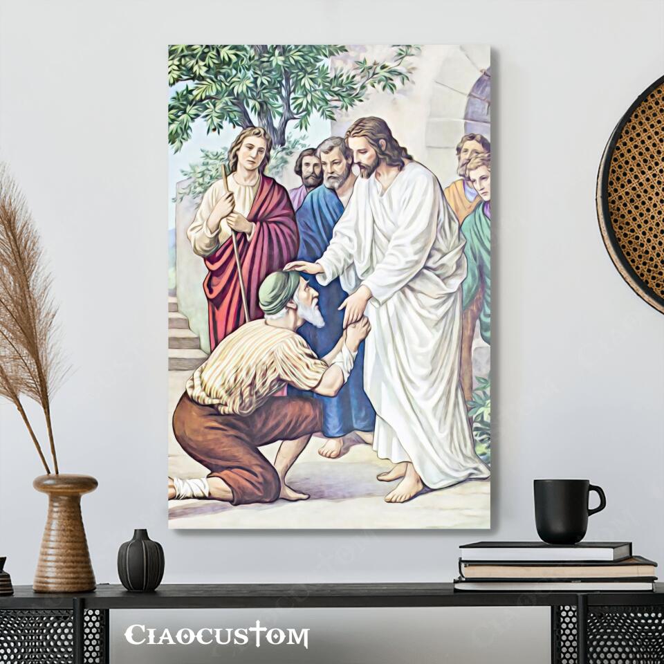 Jesus Canvas Painting 16 - Jesus Canvas Art - Jesus Poster - Jesus Canvas - Christian Gift - Ciaocustom