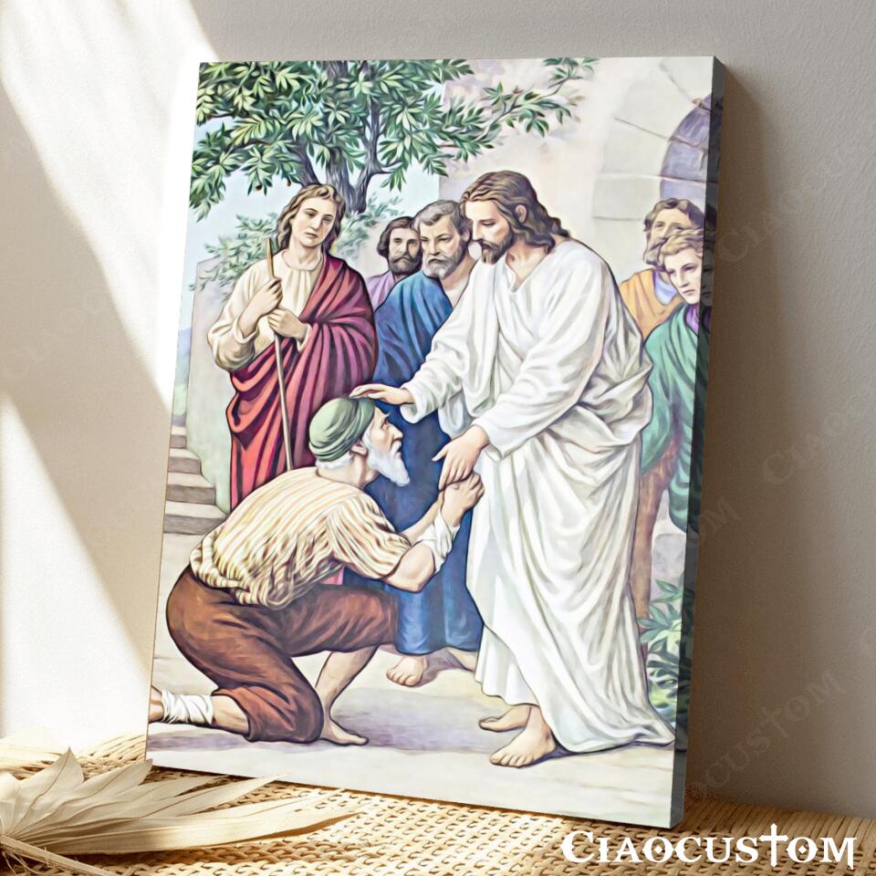 Jesus Canvas Painting 16 - Jesus Canvas Art - Jesus Poster - Jesus Canvas - Christian Gift - Ciaocustom