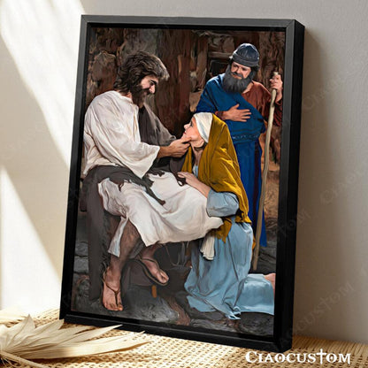 Jesus Canvas Painting 17 - Jesus Canvas Art - Jesus Poster - Jesus Canvas - Christian Gift - Ciaocustom