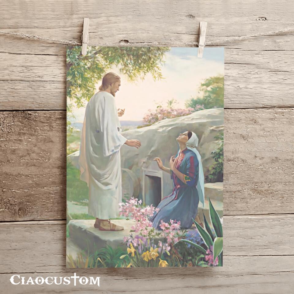 Jesus Canvas Painting 18 - Jesus Canvas Art - Jesus Poster - Jesus Canvas - Christian Gift - Ciaocustom