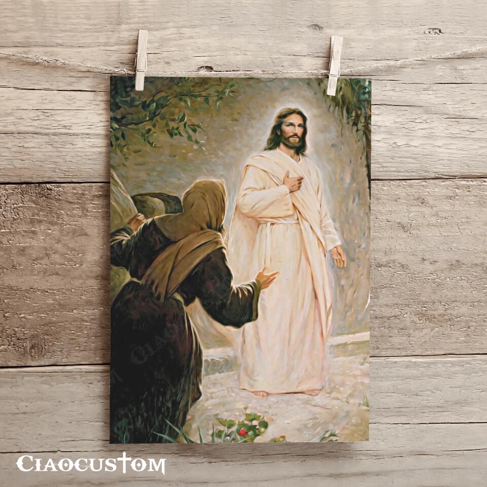 Jesus Canvas Painting 19 - Jesus Canvas Art - Jesus Poster - Jesus Canvas - Christian Gift - Ciaocustom