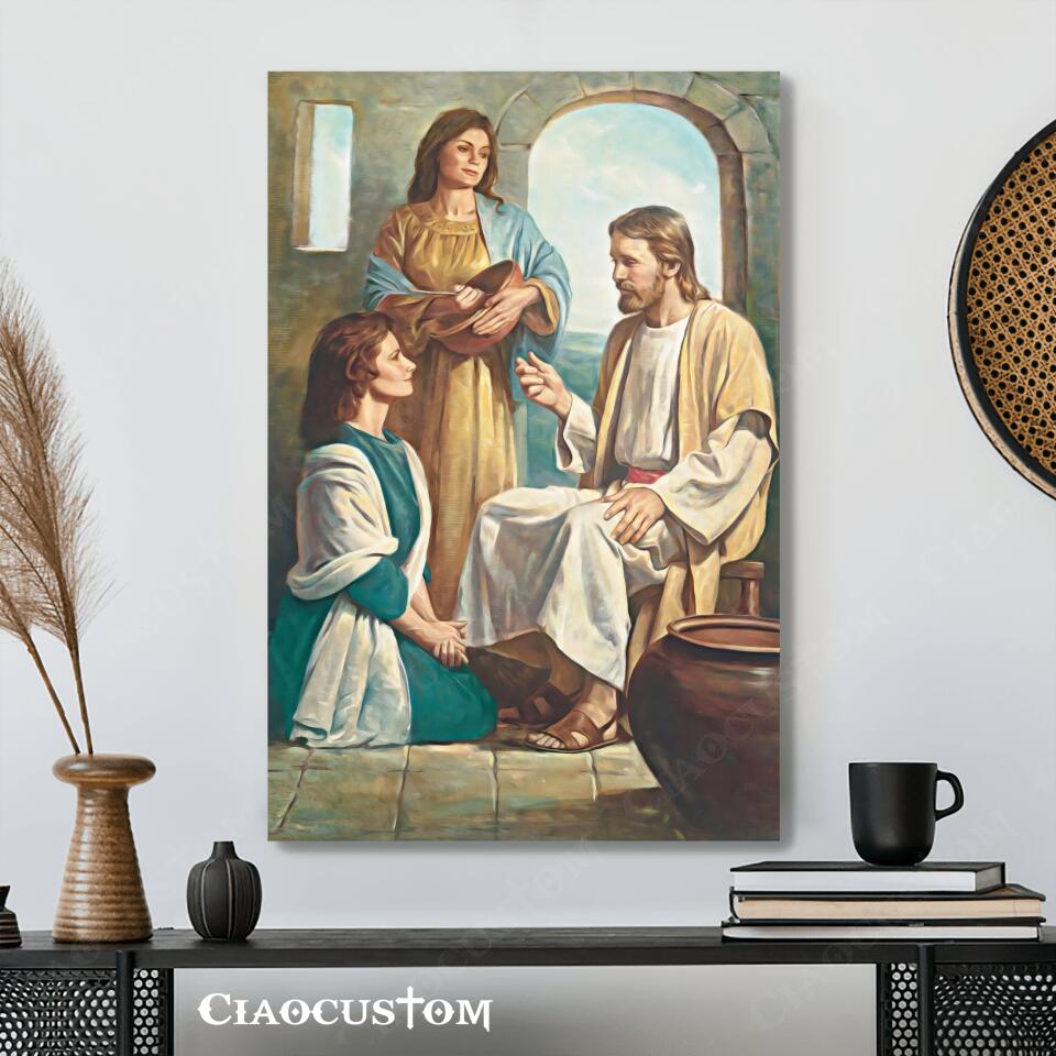 Jesus Canvas Painting 21 - Jesus Canvas Art - Jesus Poster - Jesus Canvas - Christian Gift - Ciaocustom