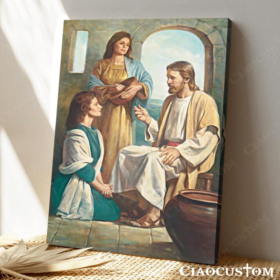 Jesus Canvas Painting 21 - Jesus Canvas Art - Jesus Poster - Jesus Canvas - Christian Gift - Ciaocustom