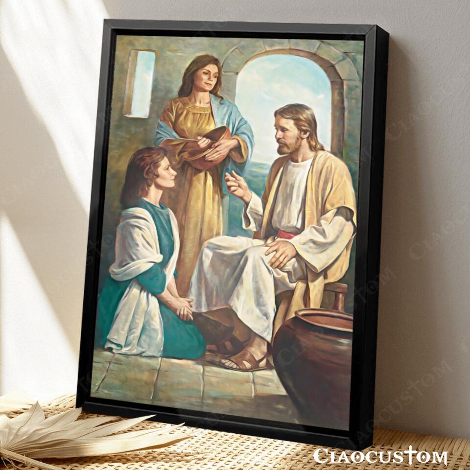 Jesus Canvas Painting 21 - Jesus Canvas Art - Jesus Poster - Jesus Canvas - Christian Gift - Ciaocustom