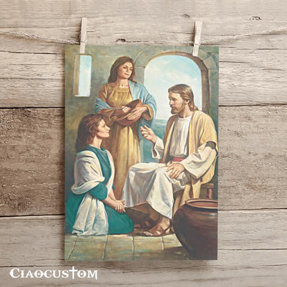 Jesus Canvas Painting 21 - Jesus Canvas Art - Jesus Poster - Jesus Canvas - Christian Gift - Ciaocustom