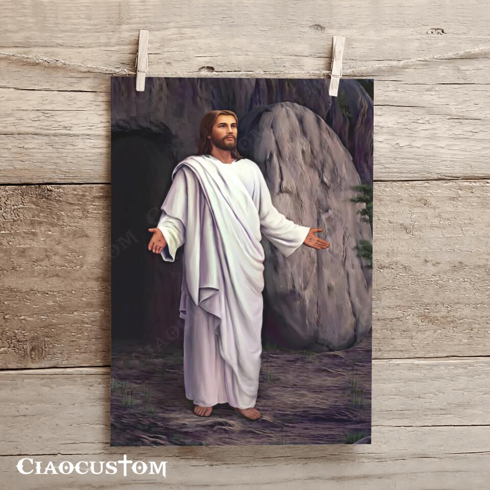 Jesus Canvas Painting 22 - Jesus Canvas Art - Jesus Poster - Jesus Canvas - Christian Gift - Ciaocustom