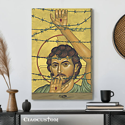 Jesus Canvas Painting 23 - Jesus Canvas Art - Jesus Poster - Jesus Canvas - Christian Gift - Ciaocustom