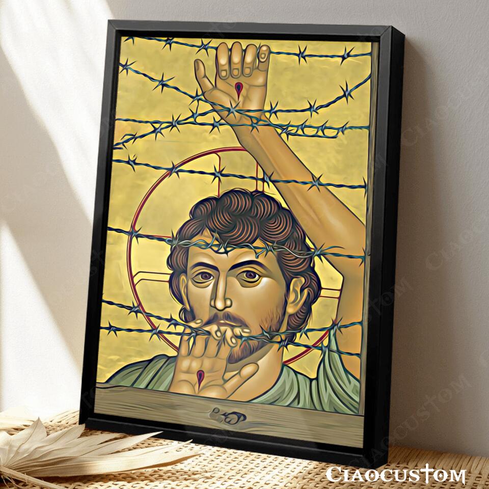 Jesus Canvas Painting 23 - Jesus Canvas Art - Jesus Poster - Jesus Canvas - Christian Gift - Ciaocustom