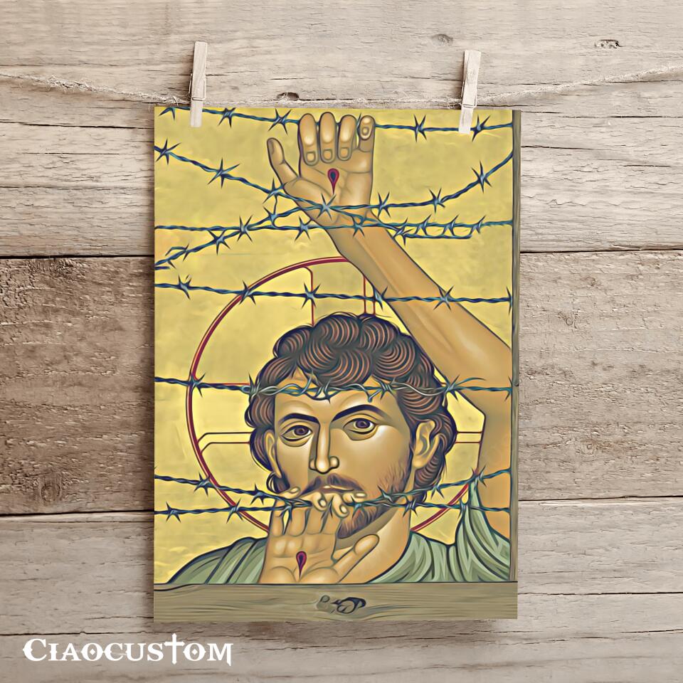 Jesus Canvas Painting 23 - Jesus Canvas Art - Jesus Poster - Jesus Canvas - Christian Gift - Ciaocustom