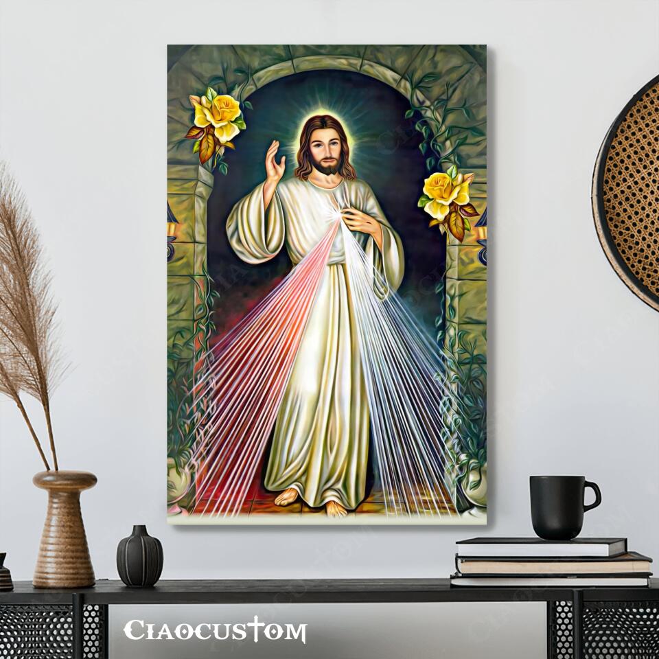 Jesus Canvas Painting 24 - Jesus Canvas Art - Jesus Poster - Jesus Canvas - Christian Gift - Ciaocustom