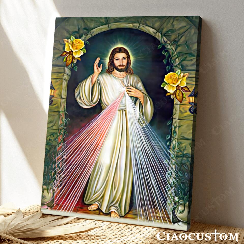 Jesus Canvas Painting 24 - Jesus Canvas Art - Jesus Poster - Jesus Canvas - Christian Gift - Ciaocustom