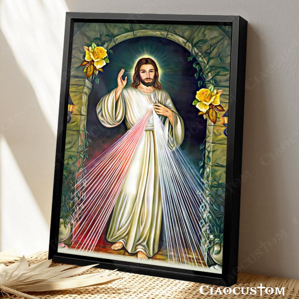 Jesus Canvas Painting 24 - Jesus Canvas Art - Jesus Poster - Jesus Canvas - Christian Gift - Ciaocustom