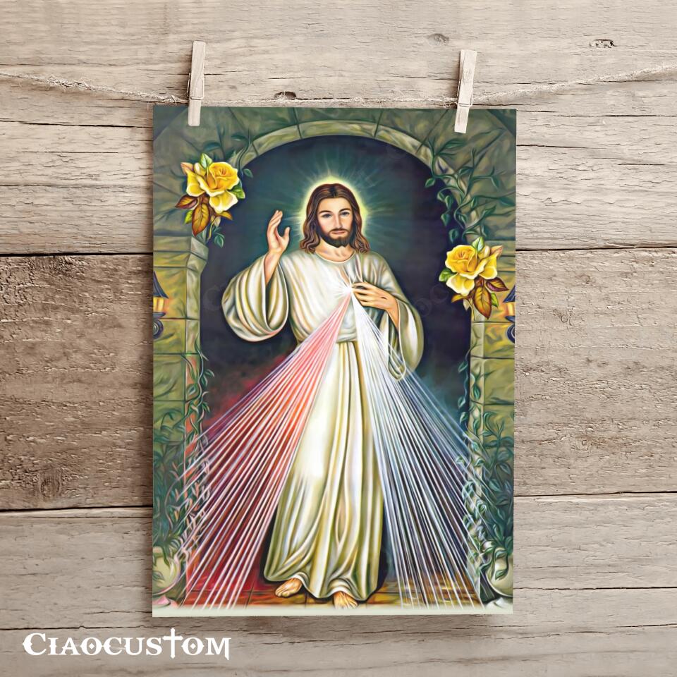 Jesus Canvas Painting 24 - Jesus Canvas Art - Jesus Poster - Jesus Canvas - Christian Gift - Ciaocustom