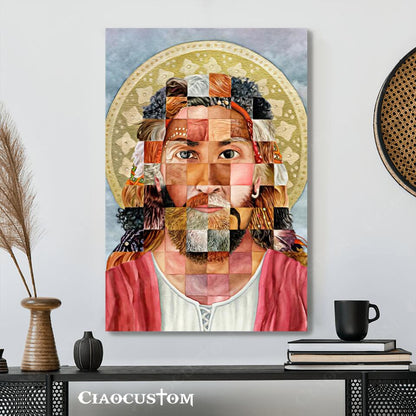 Jesus Canvas Painting 25 - Jesus Canvas Art - Jesus Poster - Jesus Canvas - Christian Gift - Ciaocustom