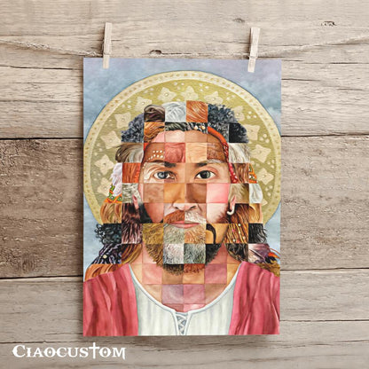 Jesus Canvas Painting 25 - Jesus Canvas Art - Jesus Poster - Jesus Canvas - Christian Gift - Ciaocustom