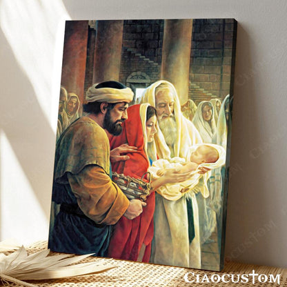 Jesus Canvas Painting 28 - Jesus Canvas Art - Jesus Poster - Jesus Canvas - Christian Gift - Ciaocustom