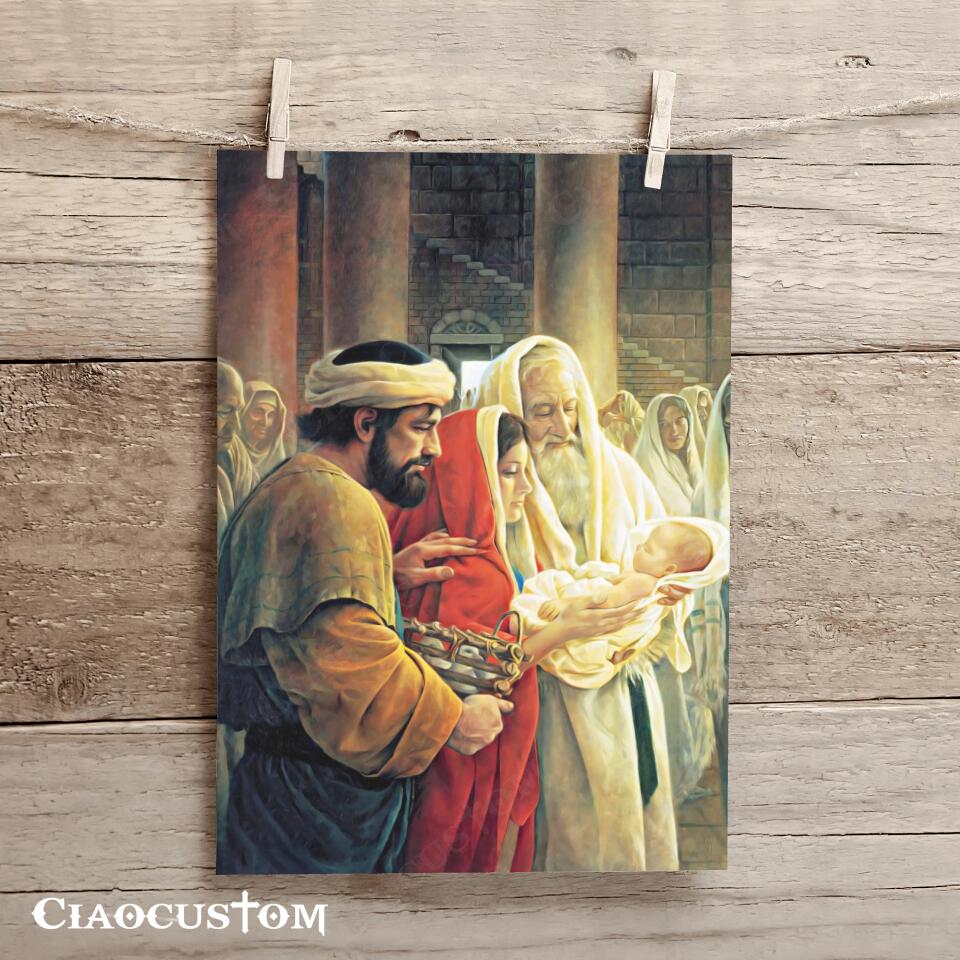 Jesus Canvas Painting 28 - Jesus Canvas Art - Jesus Poster - Jesus Canvas - Christian Gift - Ciaocustom