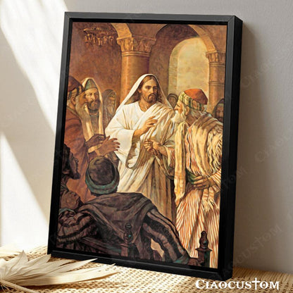 Jesus Canvas Painting 29 - Jesus Canvas Art - Jesus Poster - Jesus Canvas - Christian Gift - Ciaocustom