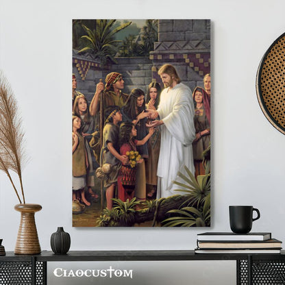 Jesus Wall Pictures 1 - Jesus Canvas Painting - Jesus Canvas Art - Jesus Poster - Jesus Canvas - Christian Gift - Ciaocustom