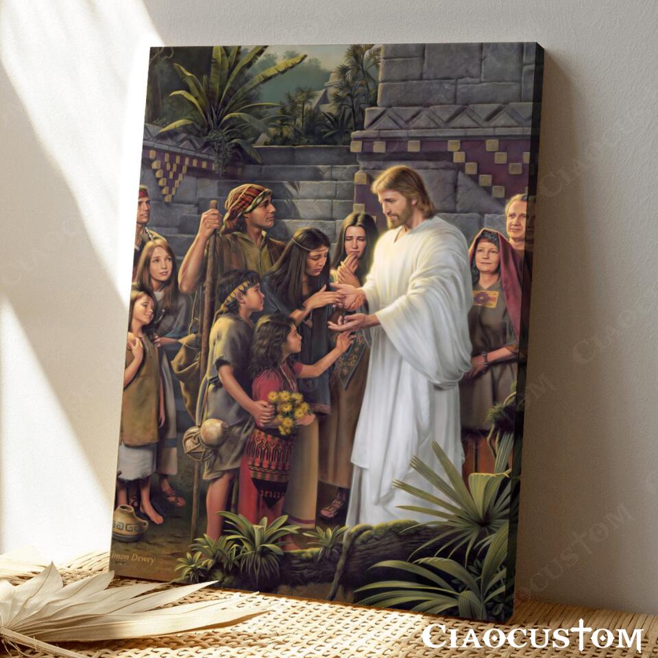 Jesus Wall Pictures 1 - Jesus Canvas Painting - Jesus Canvas Art - Jesus Poster - Jesus Canvas - Christian Gift - Ciaocustom