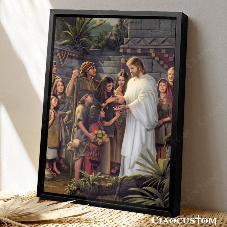 Jesus Wall Pictures 1 - Jesus Canvas Painting - Jesus Canvas Art - Jesus Poster - Jesus Canvas - Christian Gift - Ciaocustom