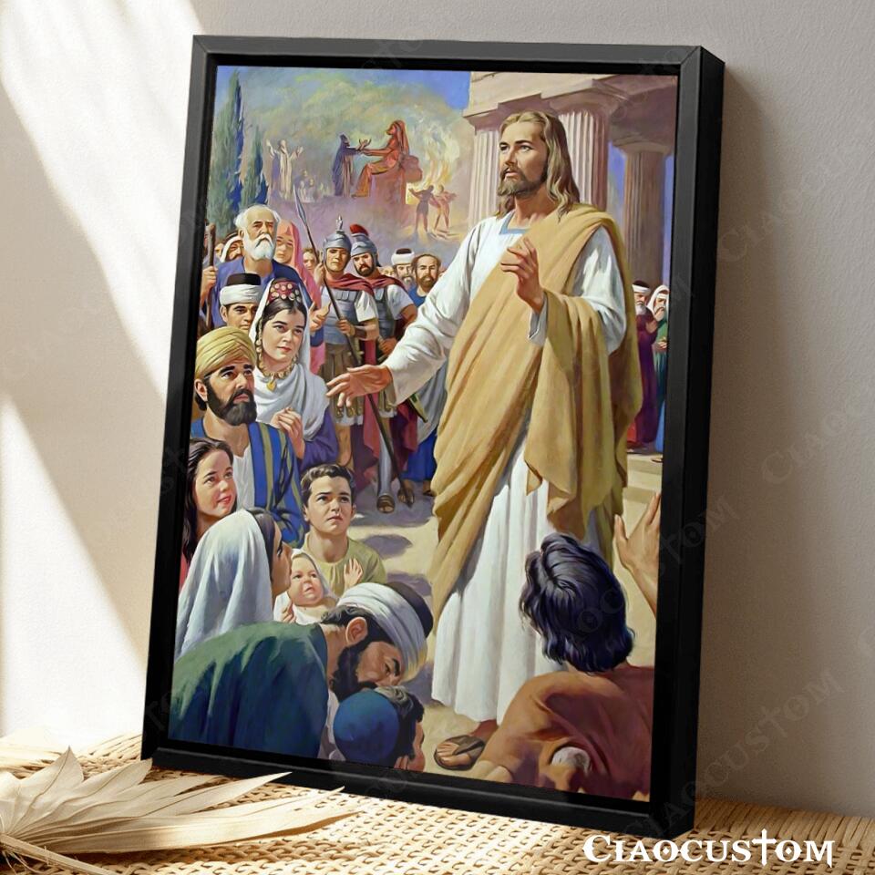 Jesus Wall Pictures 2 - Jesus Canvas Painting - Jesus Canvas Art - Jesus Poster - Jesus Canvas - Christian Gift - Ciaocustom