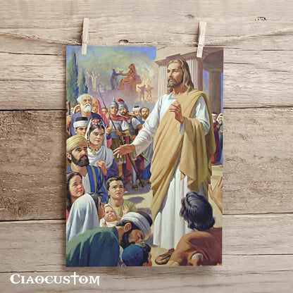 Jesus Wall Pictures 2 - Jesus Canvas Painting - Jesus Canvas Art - Jesus Poster - Jesus Canvas - Christian Gift - Ciaocustom